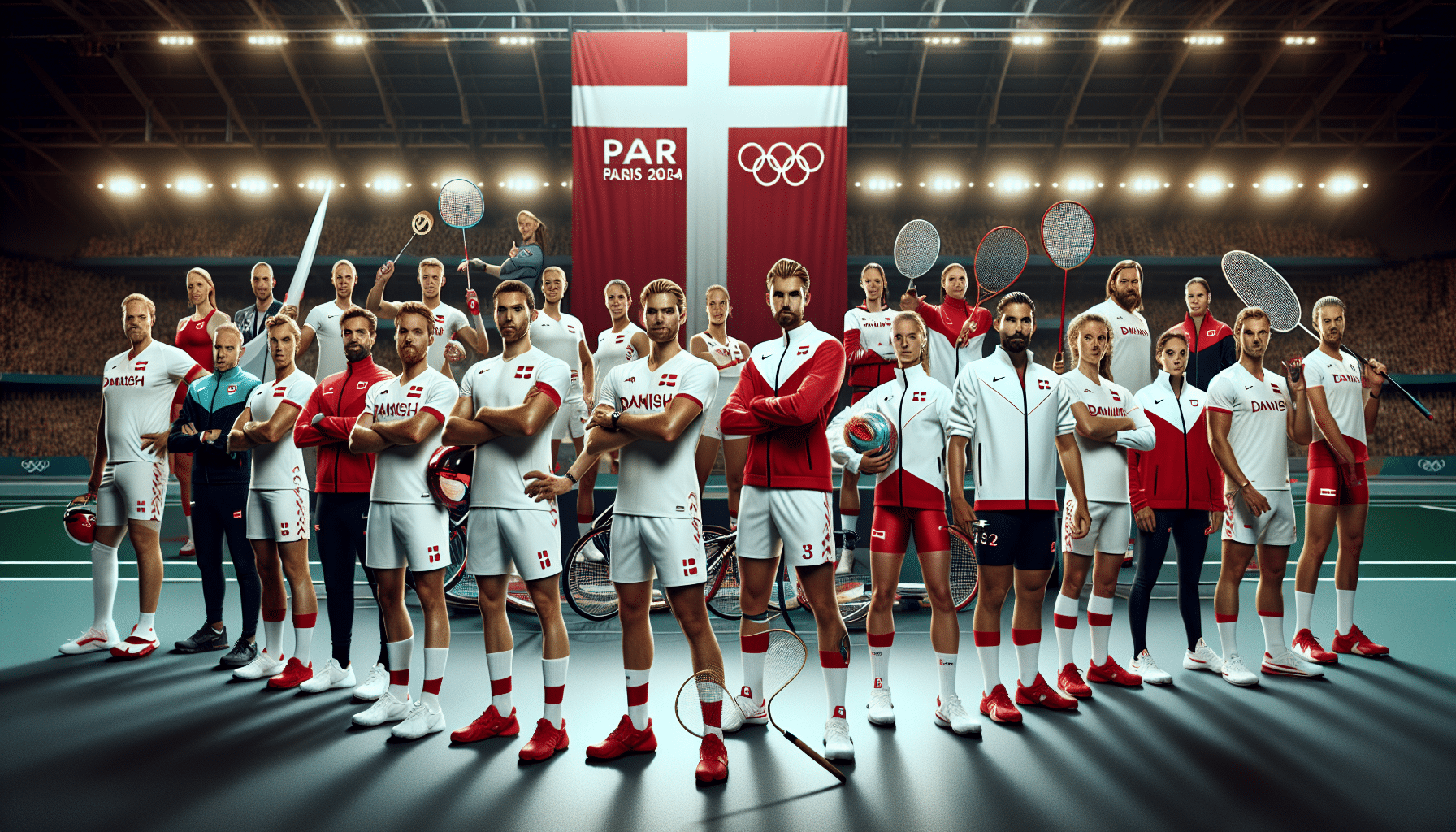 Dänisches Olympiateam startklar für Paris: Stilvolle Ausrüstung und hohe Medaillenhoffnungen